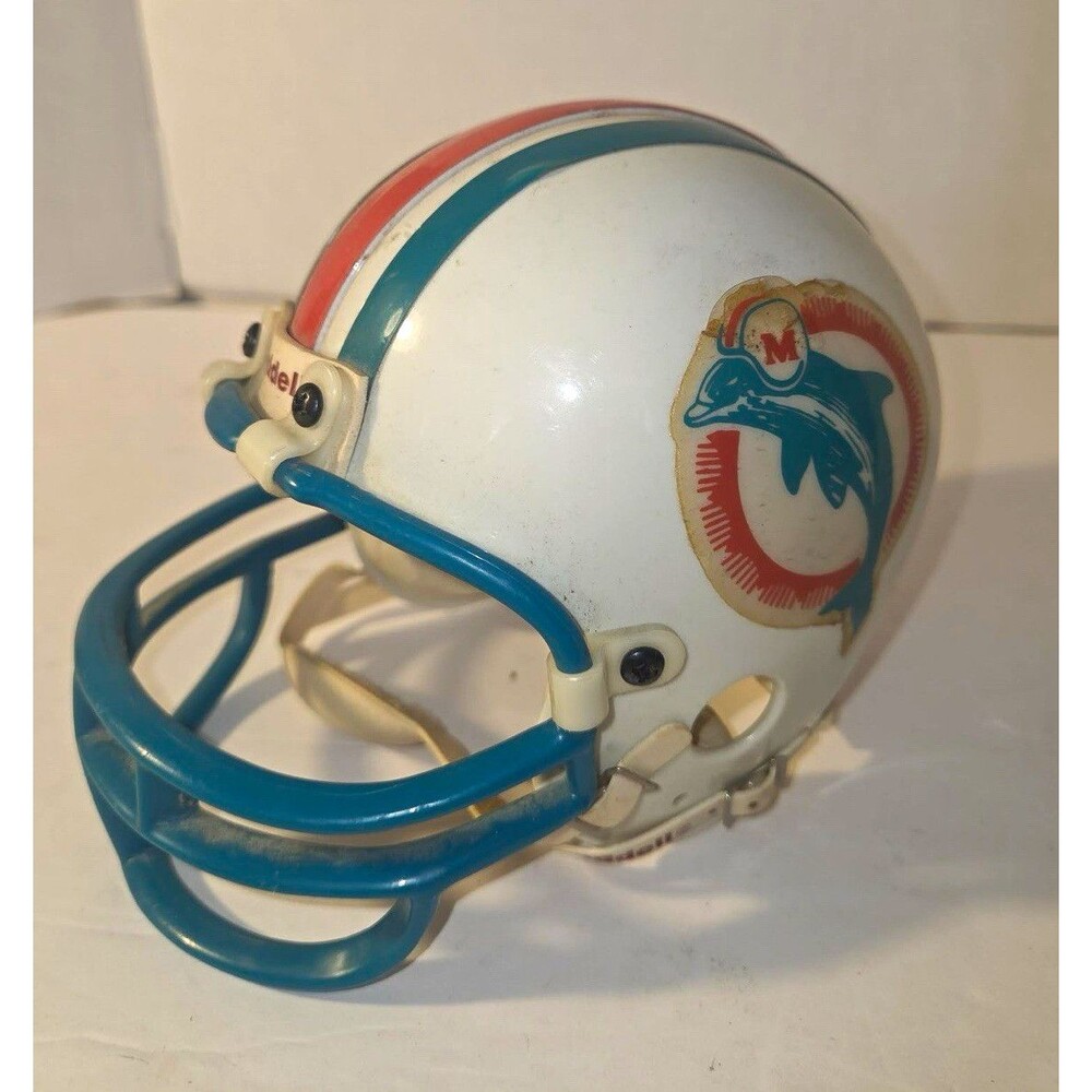 Riddell Miami Dolphins Full Face Mini Football Helmet w/ Face Mask